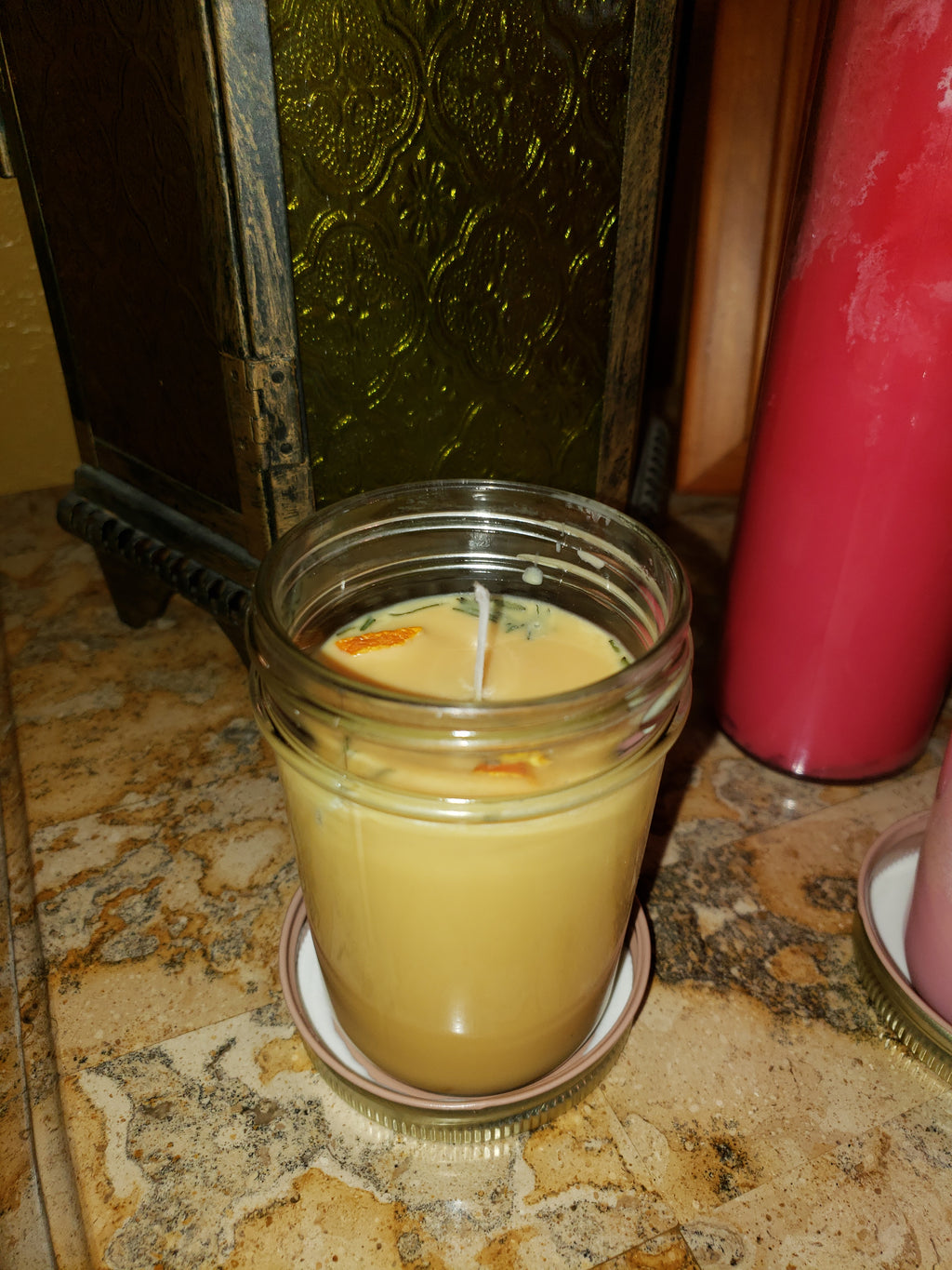 Naranja, Salvia y Romero / Orange Rosemary Sage Candle