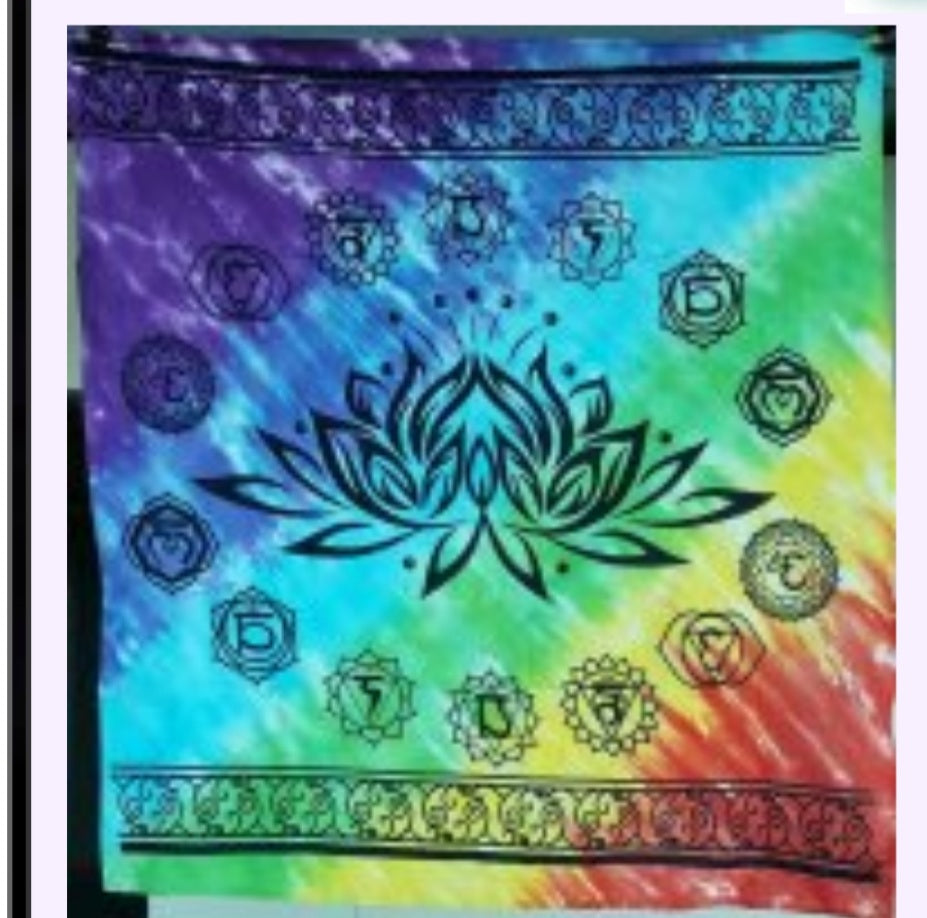 Chakra Lotus Altar Cloth