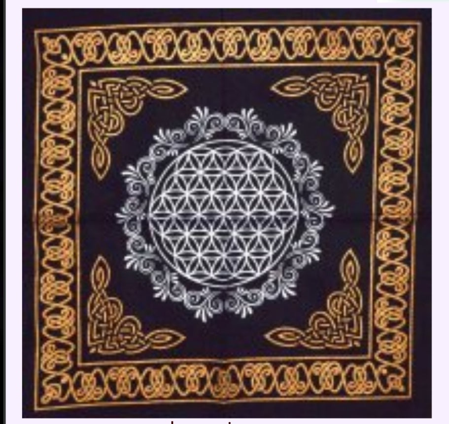 Flower of Life Altar Cloth