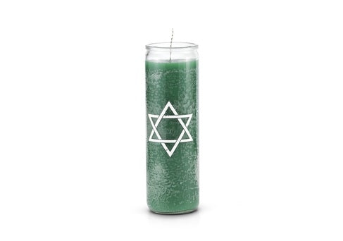 23rd Psalm 7 Day Prayer Candle Green