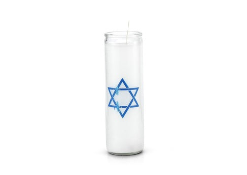 23rd Psalm 7 Day Prayer Candle White