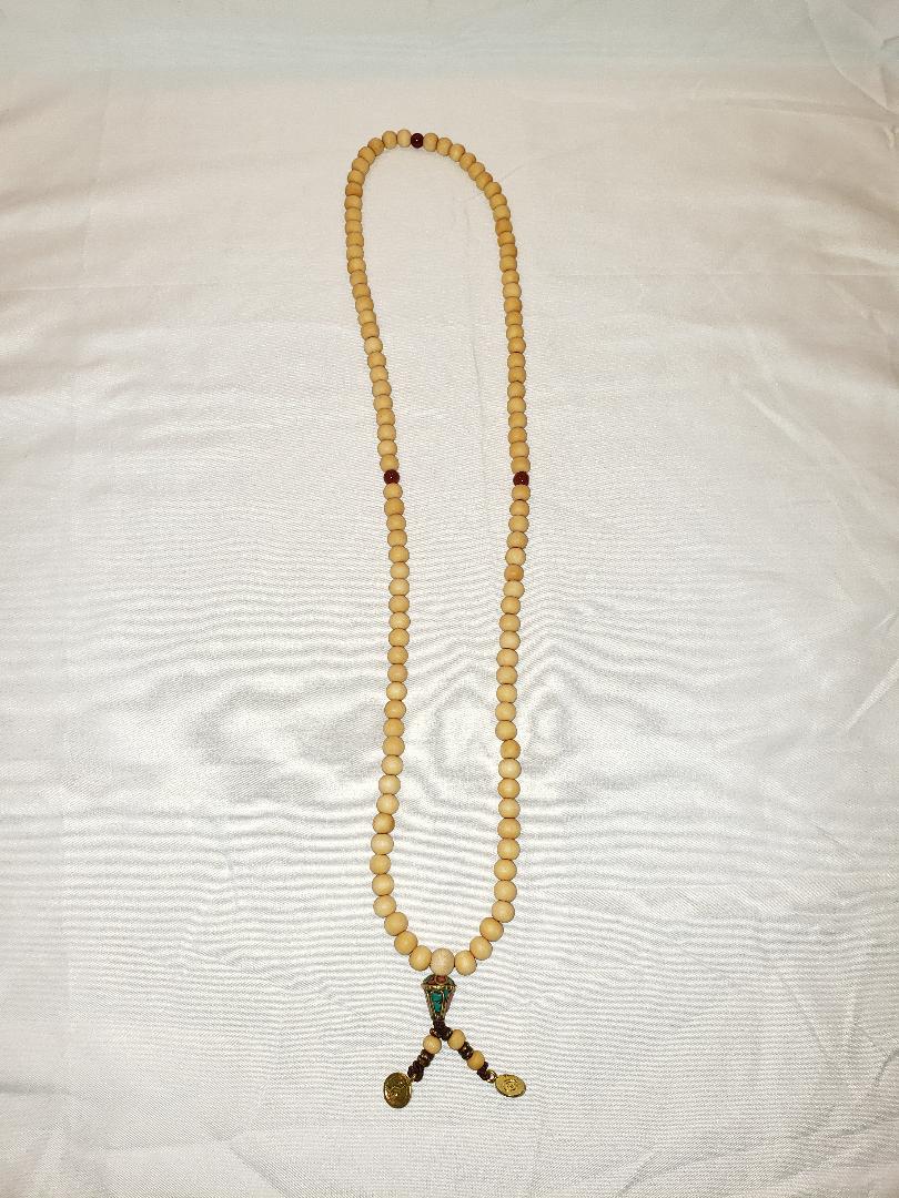 Ying Yang Protection 108 Buddha Beads Necklace